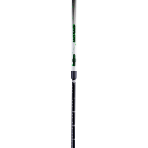 Палки для скандинавской ходьбы Starfall, 77-135 см, 2-секционные, чёрный/белый/ярко-зелёный