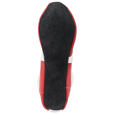Обувь для самбо SM-0102, кожа, красный